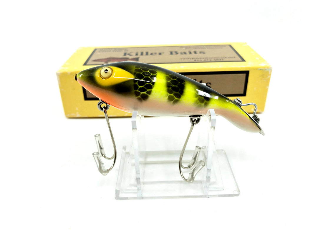 Rusty Jessee Killer Baits 2014 Tadpolly Custom Bait Perch Color
