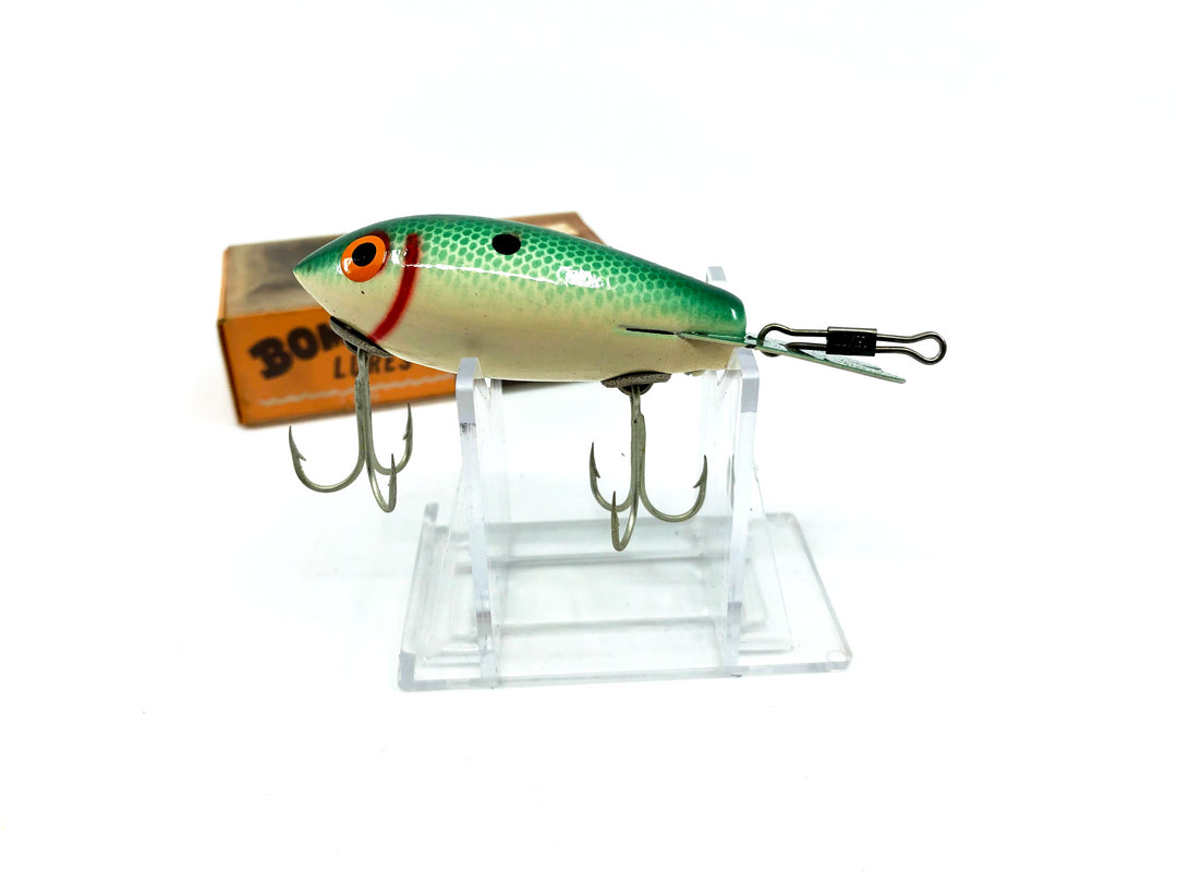 Vintage Wooden Bomber 443 Green Shad Color with Box