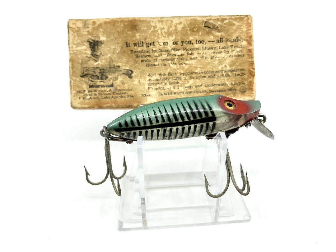 Heddon River Runt Spook Floater 9400 XRG Green Shore Color with Box