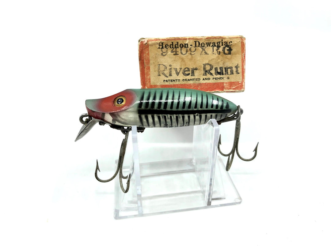 Heddon River Runt Spook Floater 9400 XRG Green Shore Color with Box