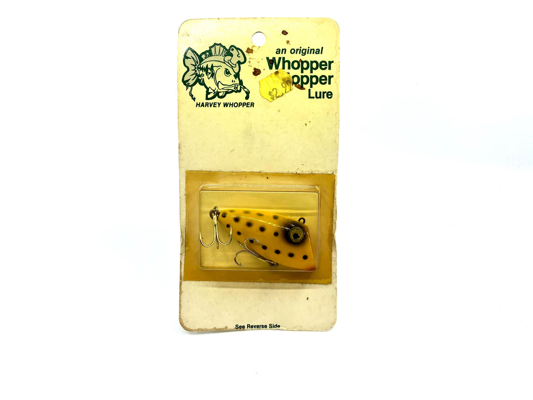 Whopper Stopper Vintage Bayou Boogie on Card Yellow with Black Dots Color