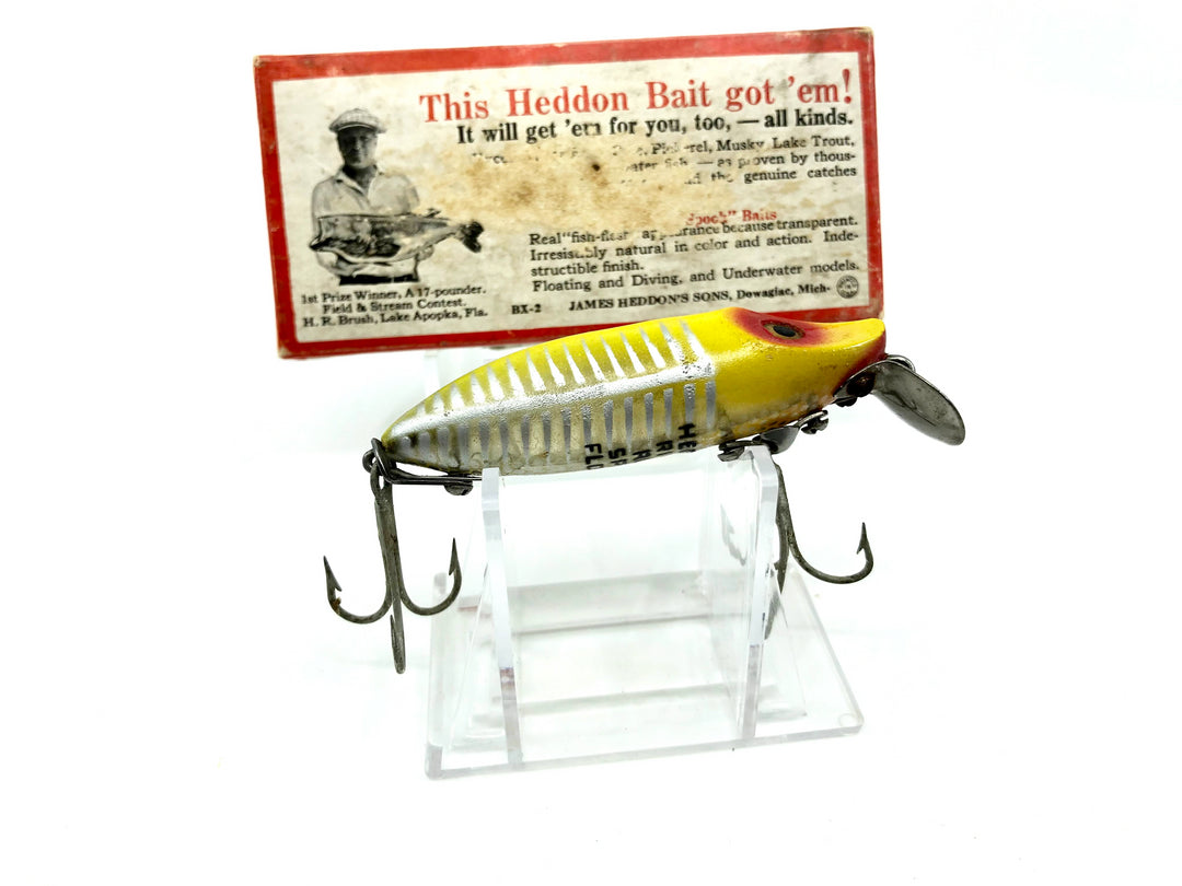Heddon River Runt Spook Floater 9409 XRY Yellow Shore Color with Box