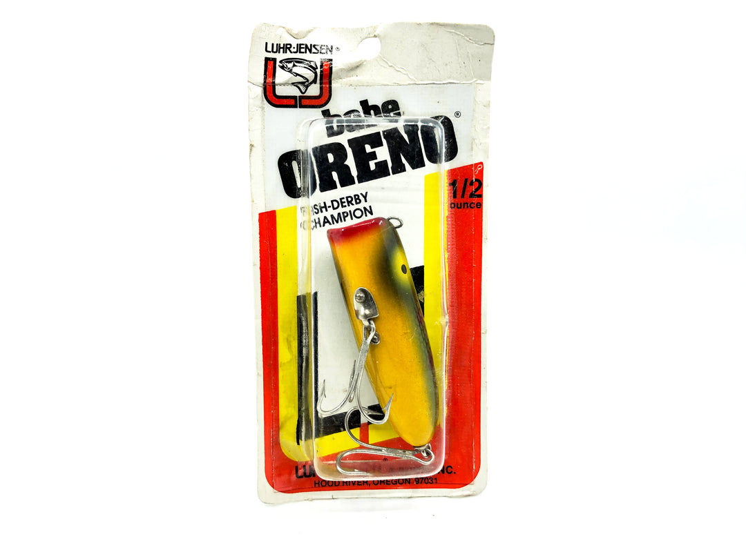 Luhr-Jensen South Bend Babe-Oreno Perch Color on Card