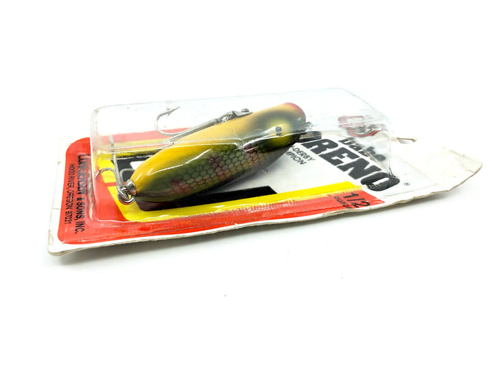 Luhr-Jensen South Bend Babe-Oreno Perch Color on Card