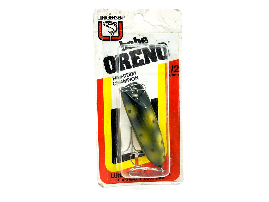 Luhr-Jensen South Bend Babe-Oreno Frog Color on Card