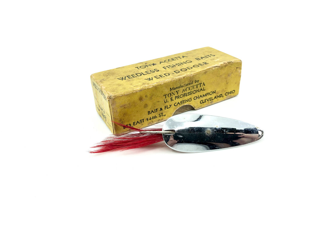 Tony Accetta Weed Dodger Spoon with Box Vintage Lure