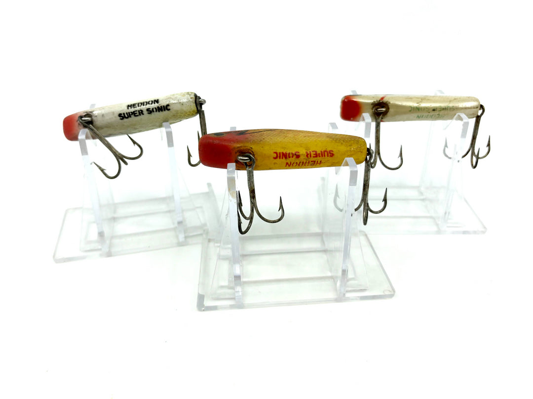 Lot of Three Heddon Super Sonics - Fishers