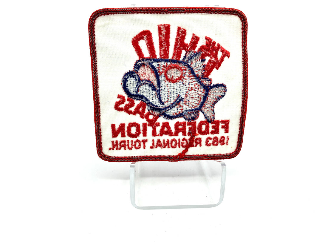 The Ohio Bass Federation 1983 Regional Tournament Fishing Patch
