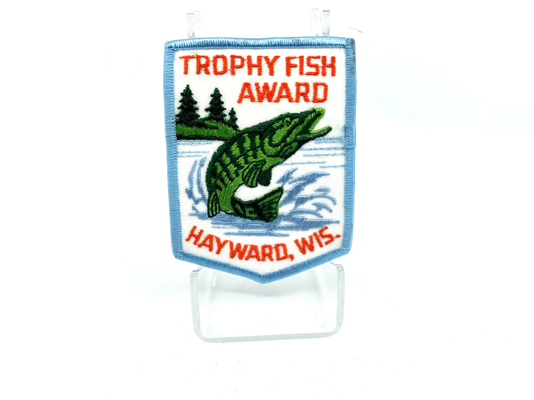 Hayward Wisconsin Musky Trophy Fish Award Patch