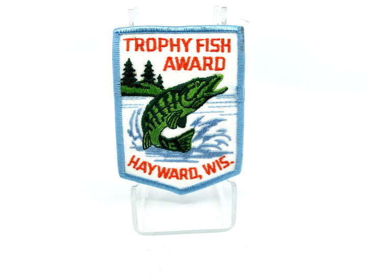 Hayward Wisconsin Musky Trophy Fish Award Patch