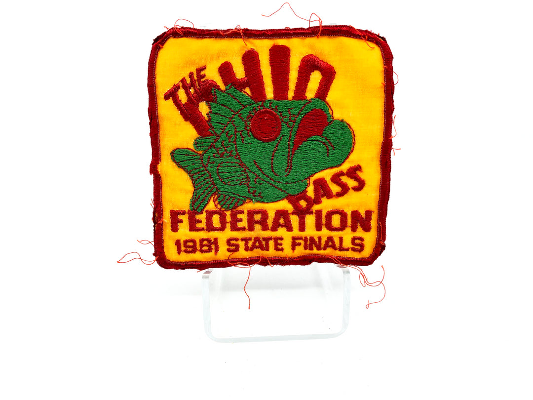 The Ohio Bass Federation 1981 State Finals Fishing Patch