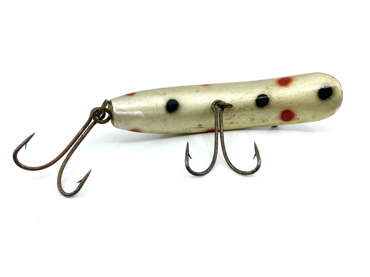 Helin Vintage Flatfish T50 Gold Spotted Color Musky Lure
