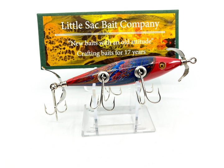 Little Sac Bait Company Meramec Minnow Autumn Patriot Color Signed Box 7/20