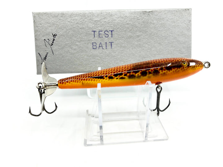 Little Sac Bait Company Bass Zombie Brown Crawdad Color Signed Test Box