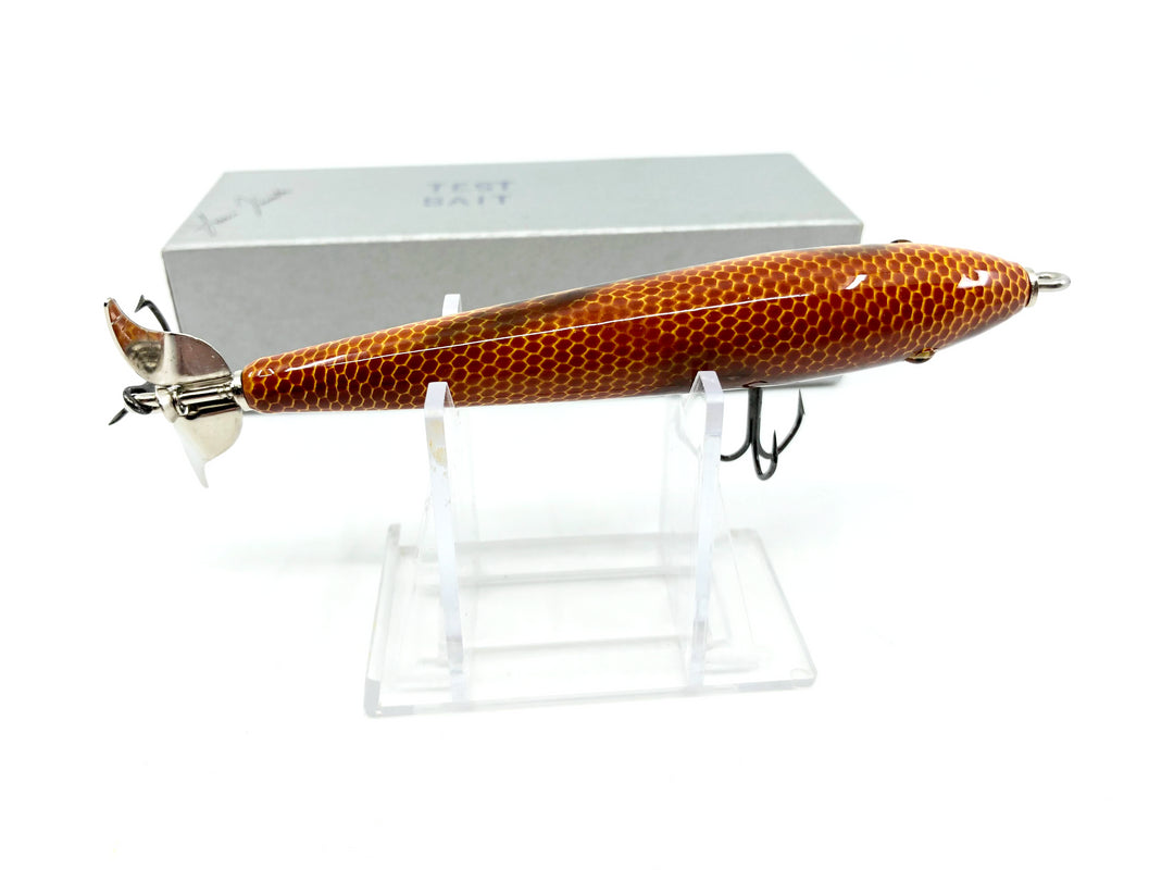 Little Sac Bait Company Bass Zombie Brown Crawdad Color Signed Test Box