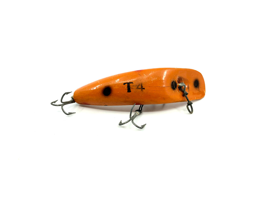 Helin Vintage Flatfish T4 Orange Dot Color Lure