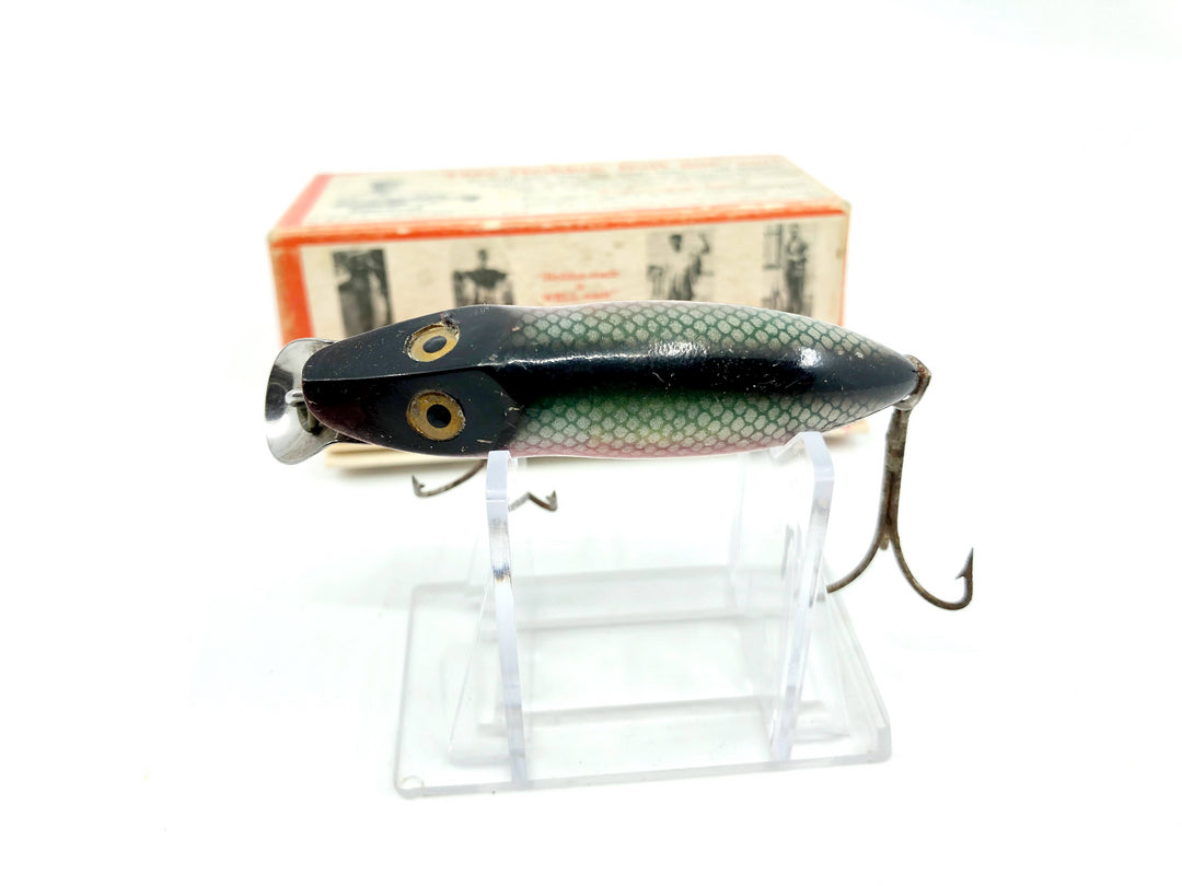 Heddon River Runt 9409N Dace Color with Brush Box / Paper