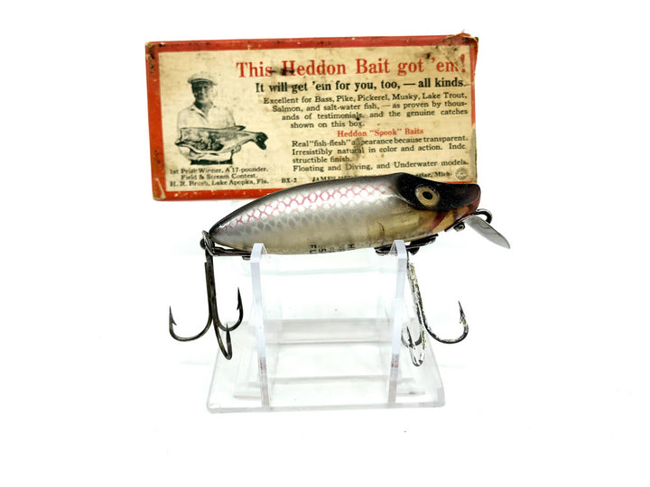Heddon River Runt 9409P Shiner Scale Color with Brush Box / Paper