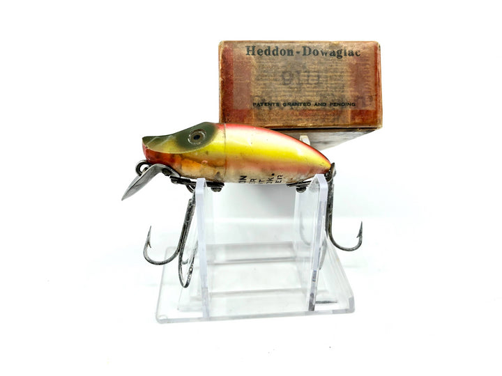 Heddon River Runt 9111 Rainbow Color with Brush Box