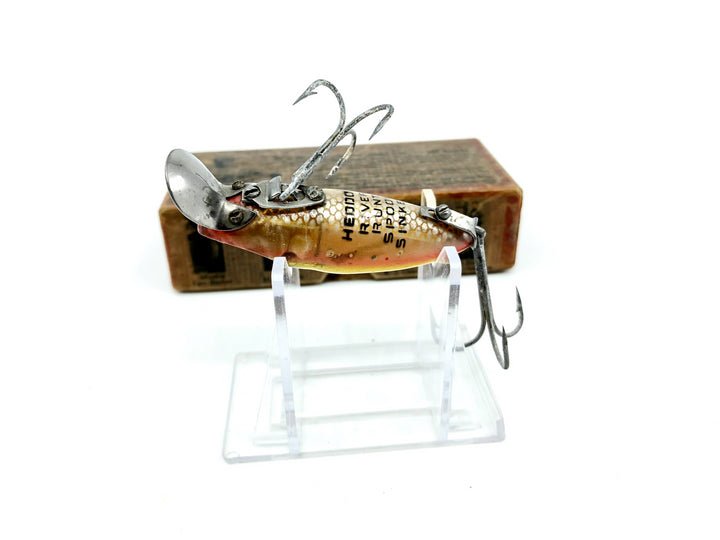Heddon River Runt 9111 Rainbow Color with Brush Box