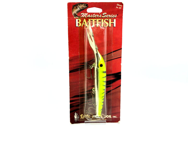 Lindy Little Joe Master's Series Deep Baitfish Chartreuse Silver Color New on Card Old Stock