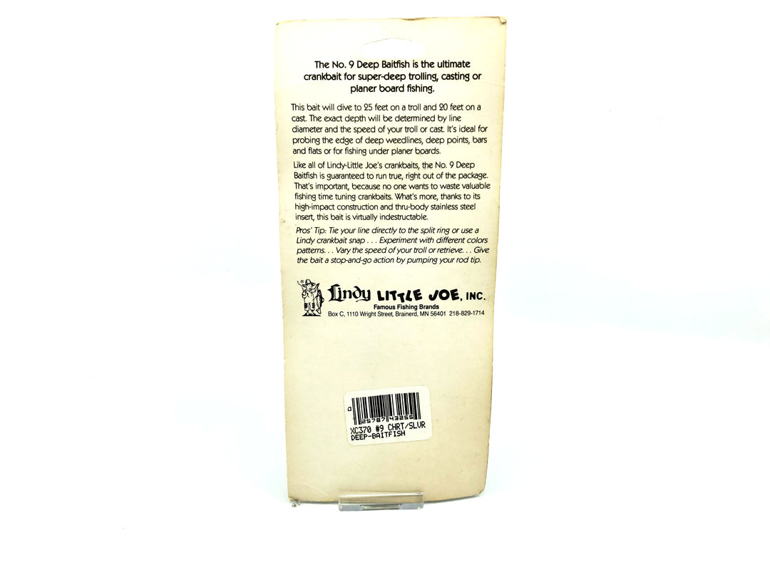 Lindy Little Joe Master's Series Deep Baitfish Chartreuse Silver Color New on Card Old Stock