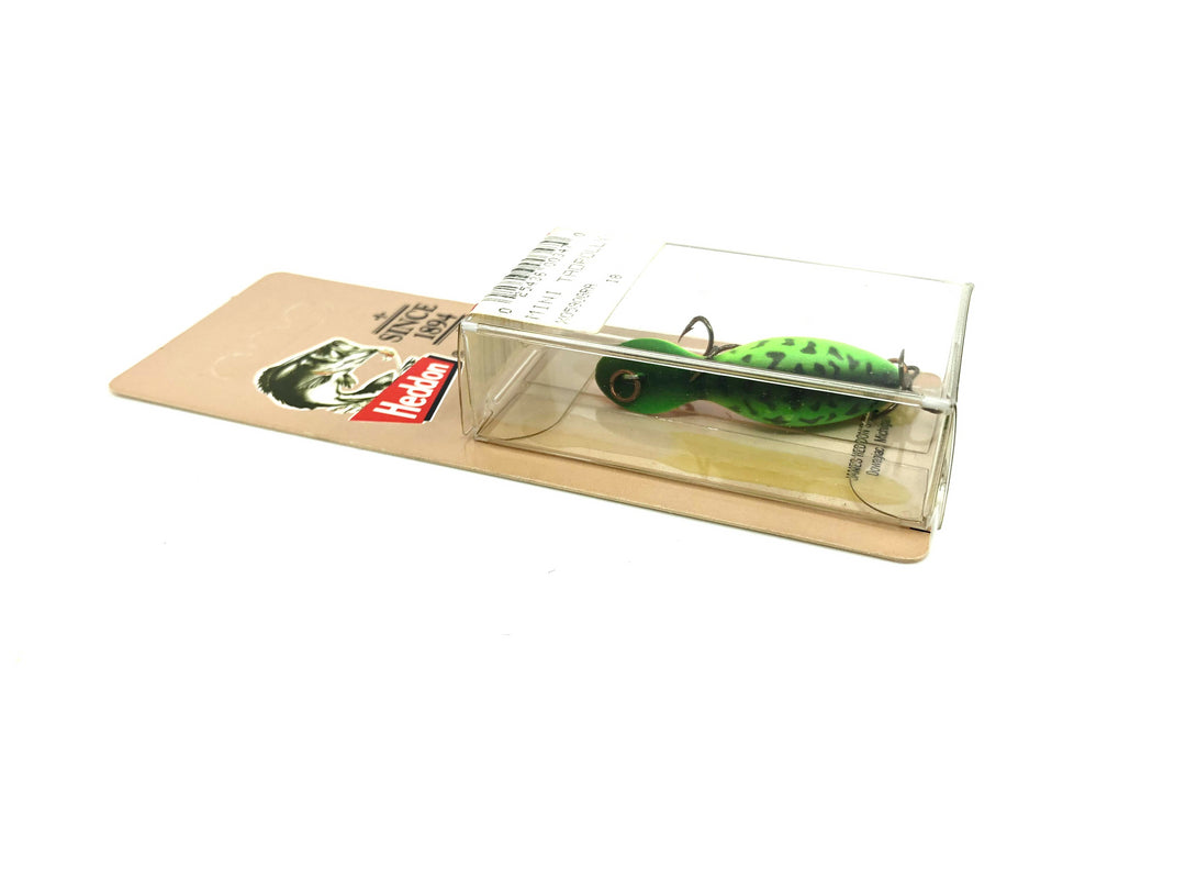 Heddon Mini Tadpolly X0590GRA Fluorescent Green Crawdad Color New on Card Old Stock