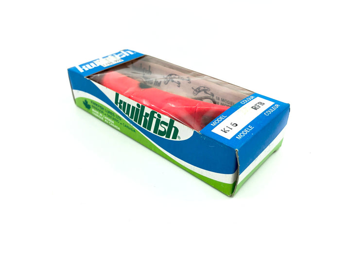 Kwikfish K16 RFB Red Fluorescent Black Spots Color New in Box Old Stock