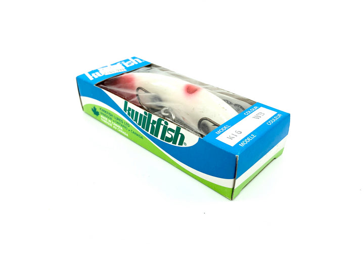 Kwikfish K16 WB White Black Stripe Color New in Box Old Stock