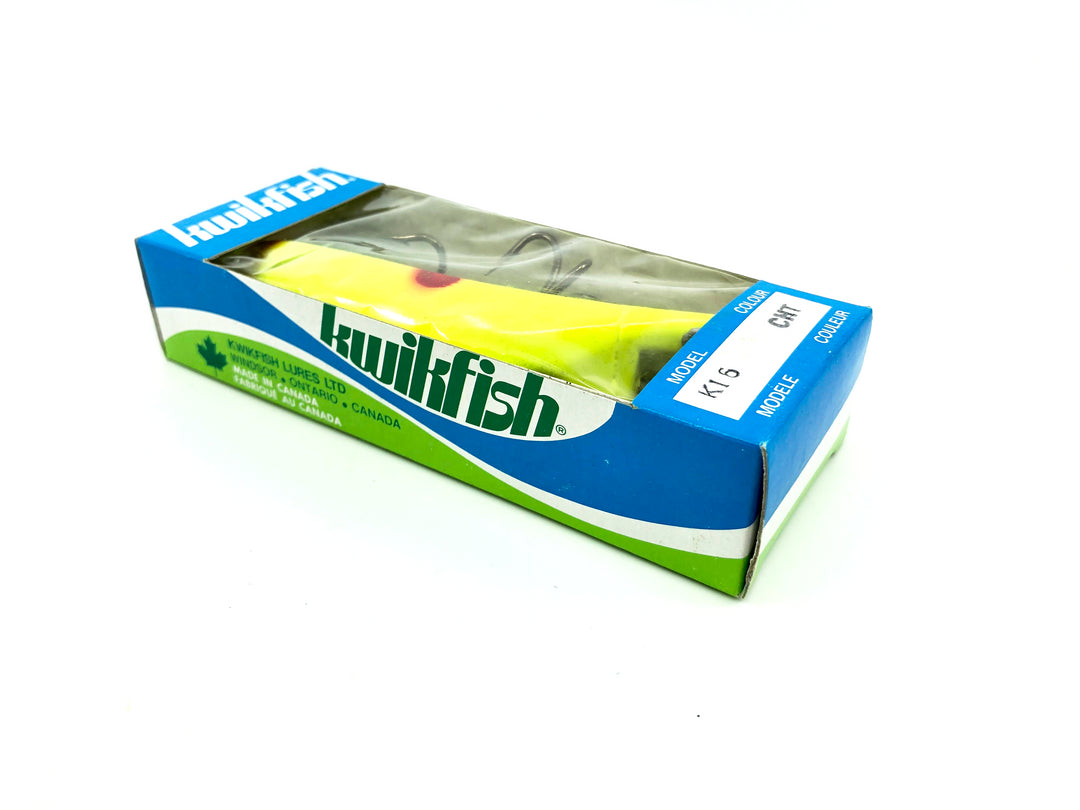 Kwikfish K16 CHT Chartreuse Color New in Box Old Stock