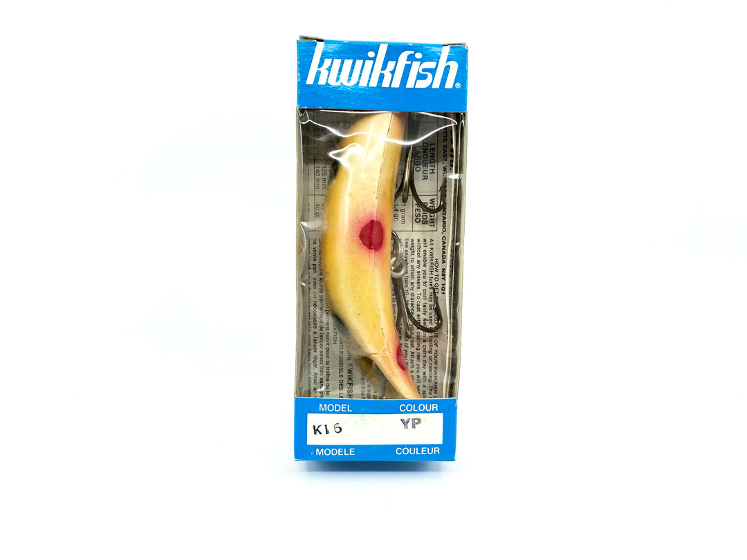 Kwikfish K16 YP Yellow Pearl Color New in Box Old Stock