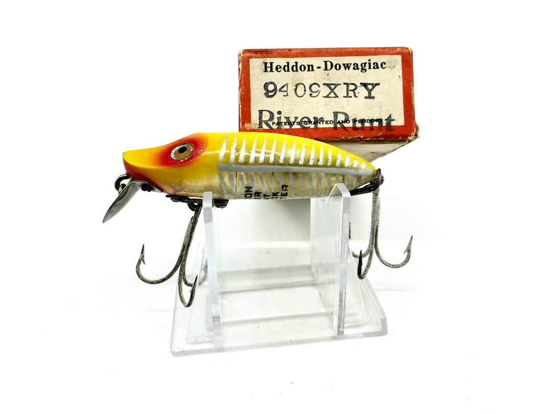 Heddon River Runt 9409XRY Yellow Shore Minnow Color with Brush Box / Paper