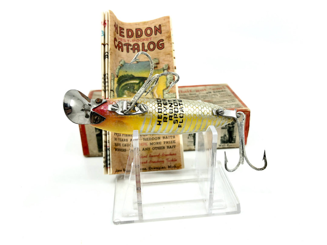 Heddon River Runt 9409XRY Yellow Shore Minnow Color with Brush Box / Paper