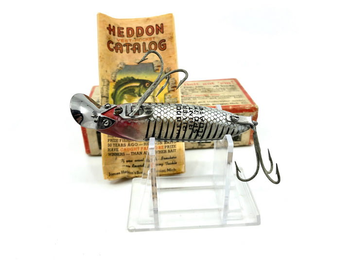 Heddon River Runt 9409XRS Silver Shore Minnow Color with Brush Box / Paper