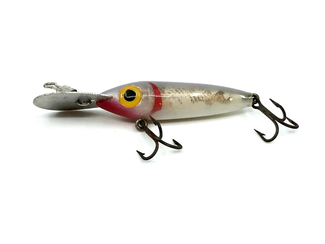 Gudebrod Golden Eye Bump N' Grind Gray and White Minnow Color