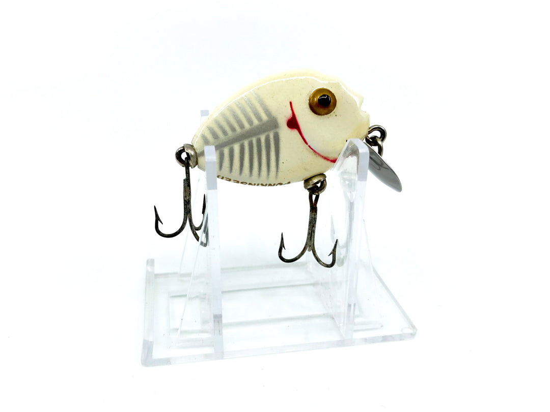 Heddon Tiny Punkinseed 380 XRW Red and White Shore Minnow Color Gold Eyes