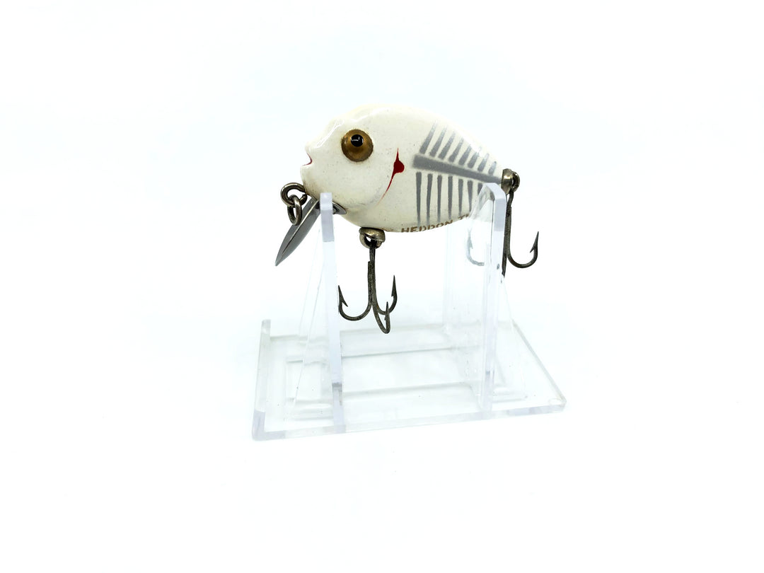 Heddon Tiny Punkinseed 380 XRW Red and White Shore Minnow Color Gold Eyes