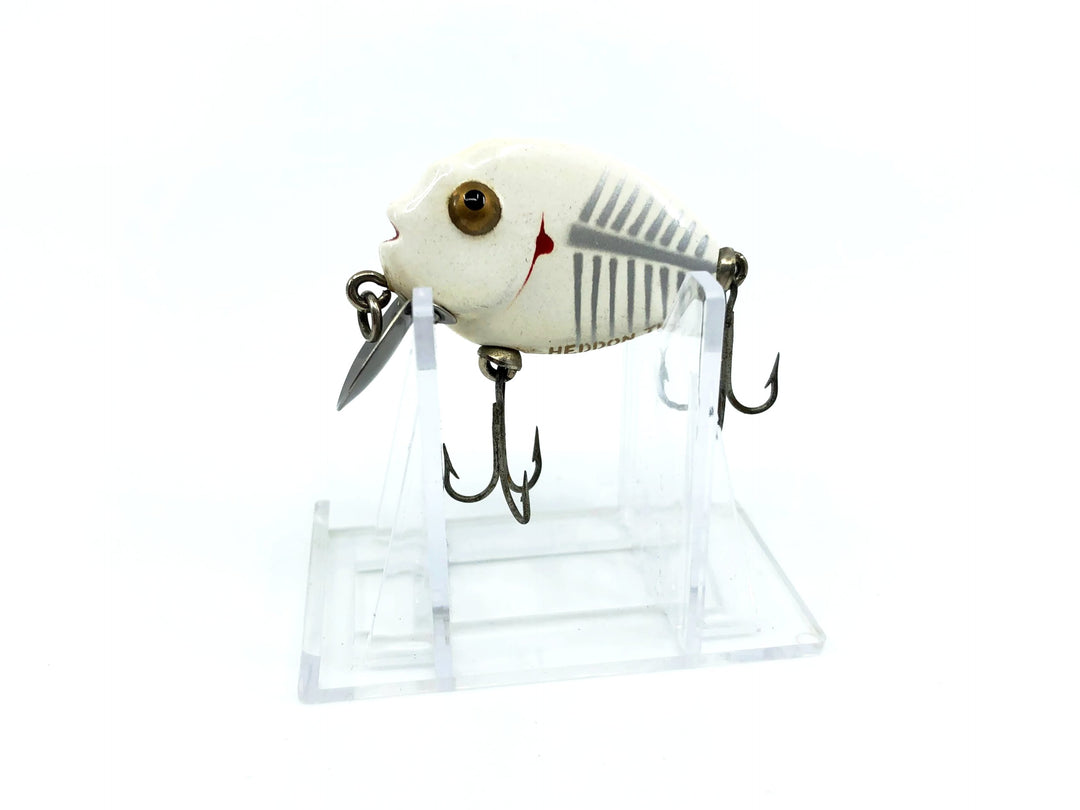 Heddon Tiny Punkinseed 380 XRW Red and White Shore Minnow Color Gold Eyes
