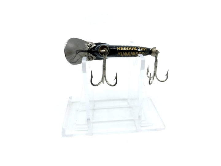 Heddon Tiny Punkinseed 380 XBW Black and White Shore Minnow Color Gold Eyes