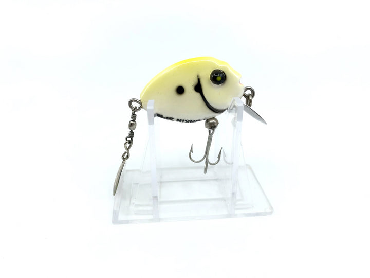 Heddon Punkin Spin 382 YPR Yellow Back Pearl Belly Color