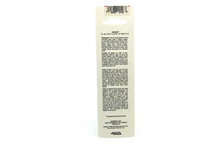 Heddon Clatter Tad 9900 NPRH Nickel Plate Red Head Color New on Card Old Stock