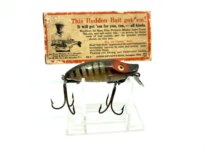 Heddon River Runt 9119R Natural Scale Color with Brush Box / Paper