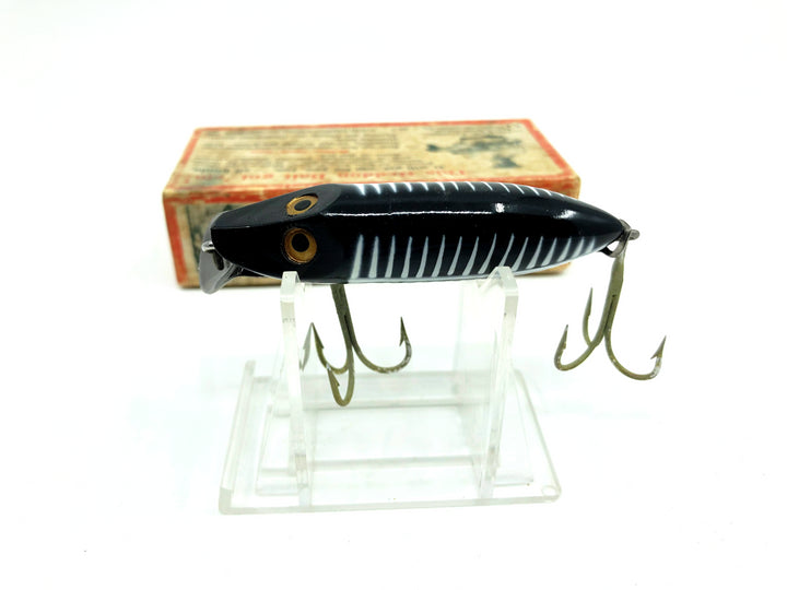 Heddon River Runt 9409XBW Black Shore Minnow Color with Brush Box / Paper