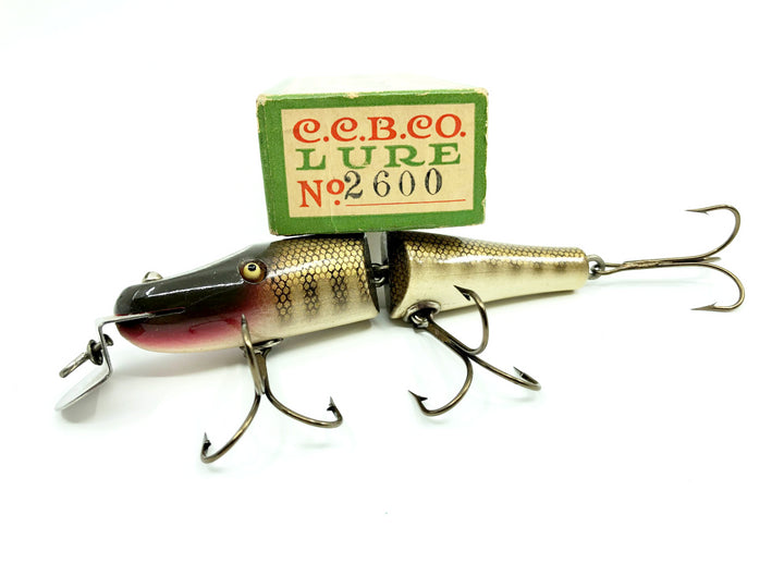 Creek Chub 2600 Jointed Pikie Minnow 2600 Pikie Color with Box 1949 Dated