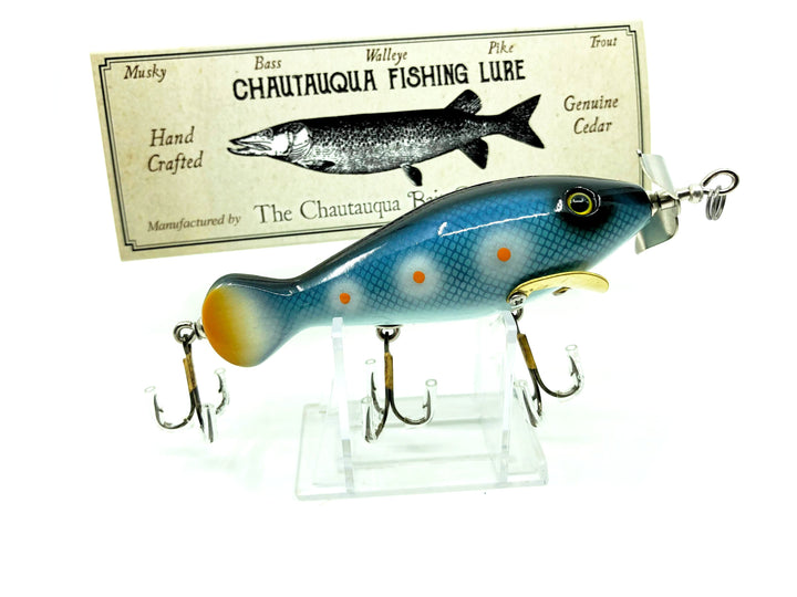 Chautauqua Custom Spindiver in Blue Tangerine Color