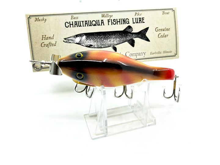 Chautauqua Custom Spindiver in Red Bar Perch Color