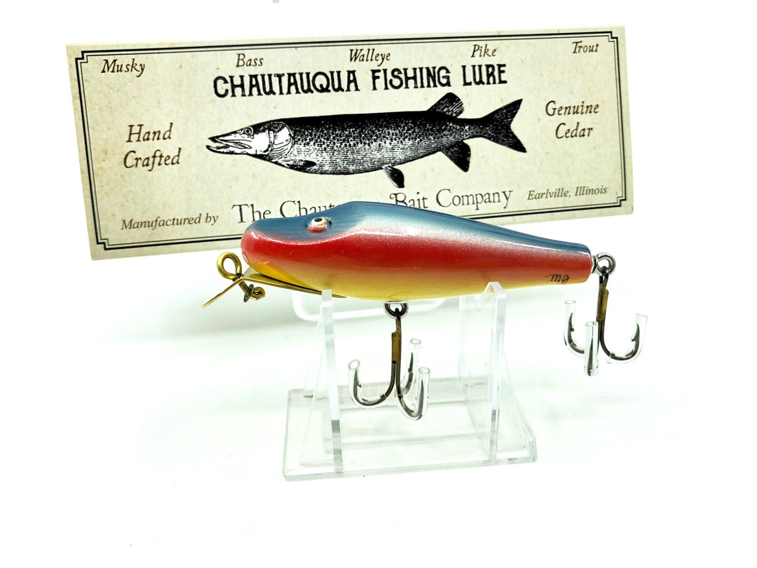 Chautauqua Custom Pike-Oreno in Red-Side Minnow Color