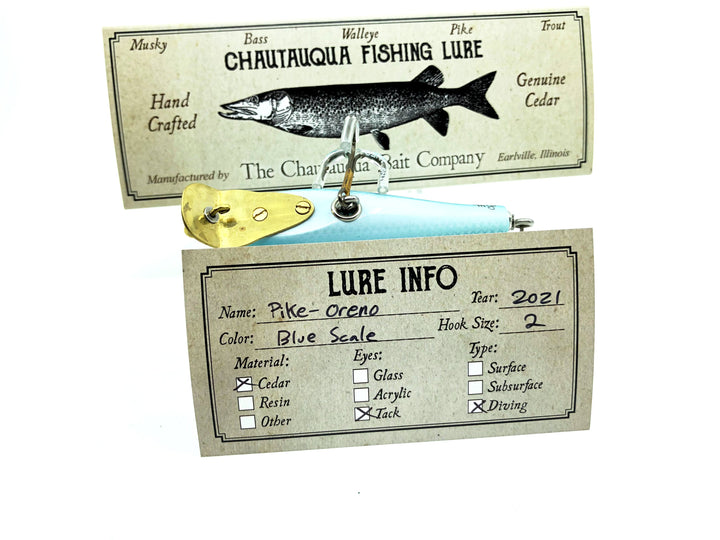 Chautauqua Custom Pike-Oreno in Blue Scale Color