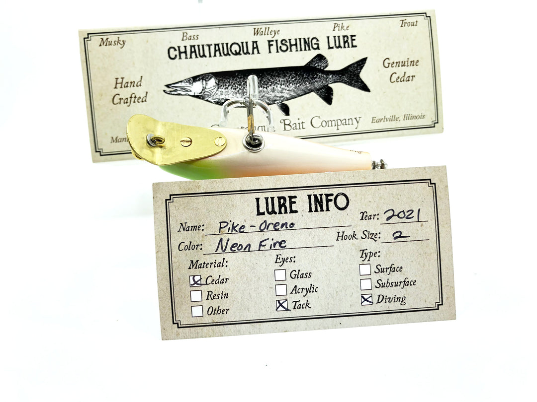 Chautauqua Custom Pike-Oreno in Neon Fire Color