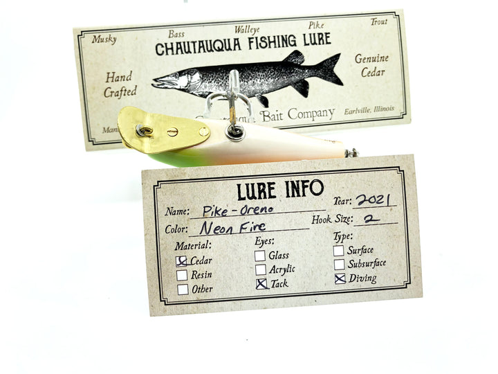 Chautauqua Custom Pike-Oreno in Neon Fire Color